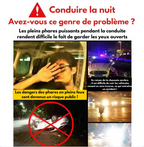 LUNETTE DE CONDUITE ANTI-EBLOUISSEMENT HD VISION