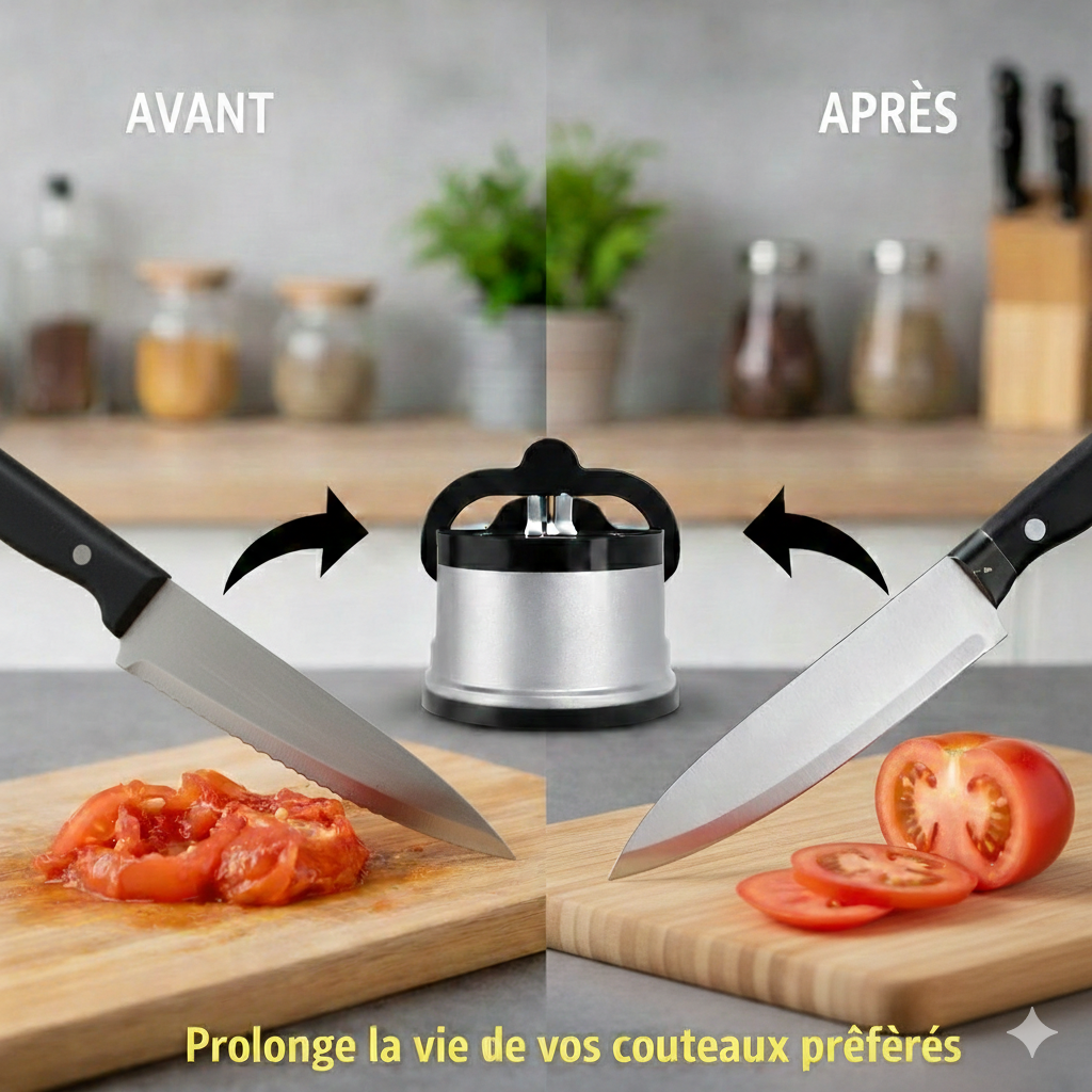 Affûteur de Couteaux Haute Précision : Préservez vos Lames à Vie (+ Ebook Inclus)
