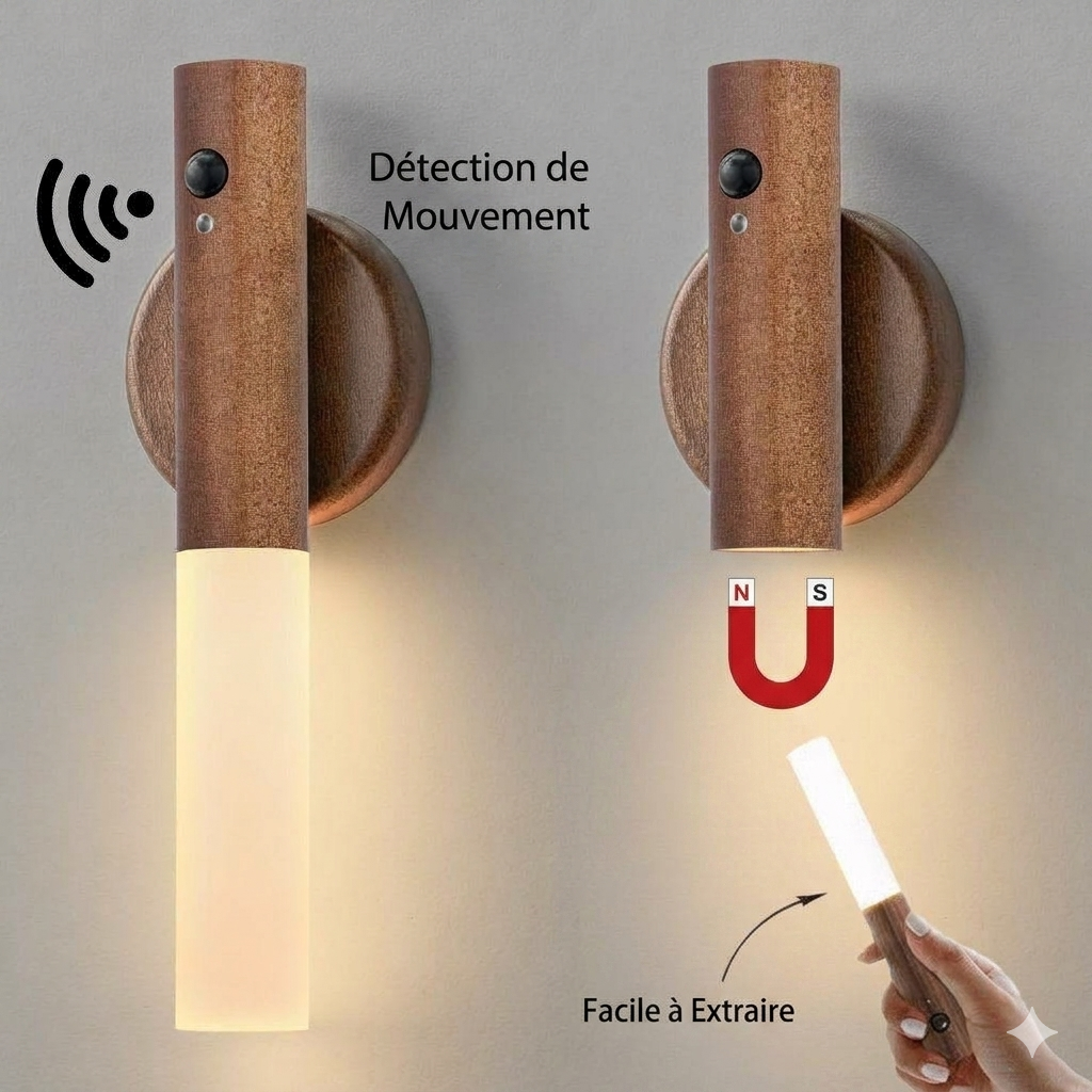 LumiSense™ – Lampe Automatique Intelligente Sans Interrupteur